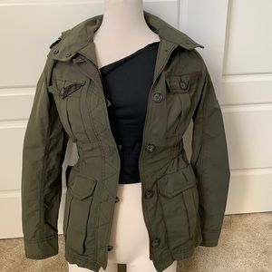 Army green jacket